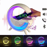 Parlante Lampara LED RGB 4 en 1Cargador Inalámbrico Bluetooth Radio GENERICO |